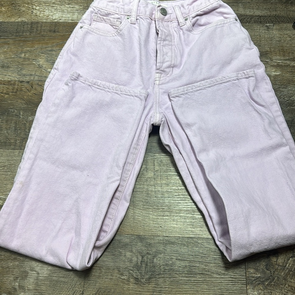 PacSun High Rise Straight Leg Jeans size 23 purple - Picture 4 of 9